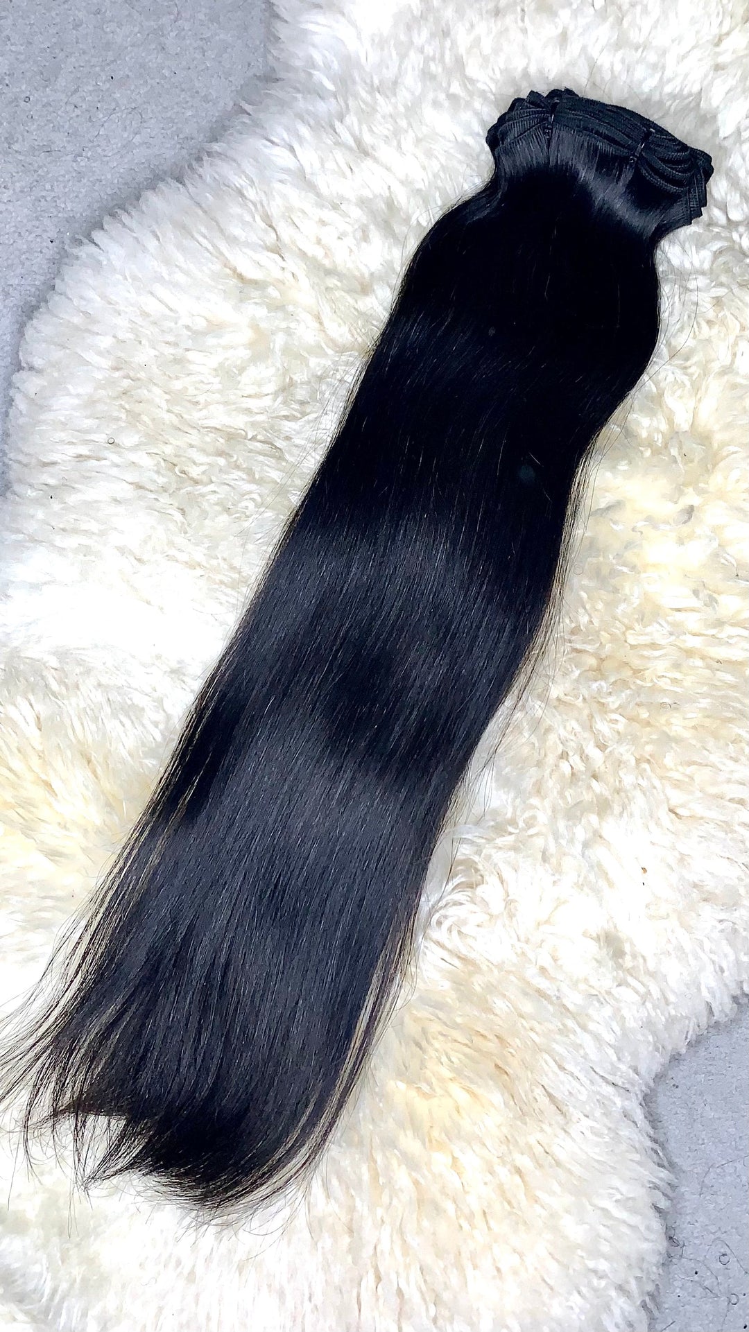 RAW STRAIGHT This hair is raw and unprocessed, sourced from 1-2 donors