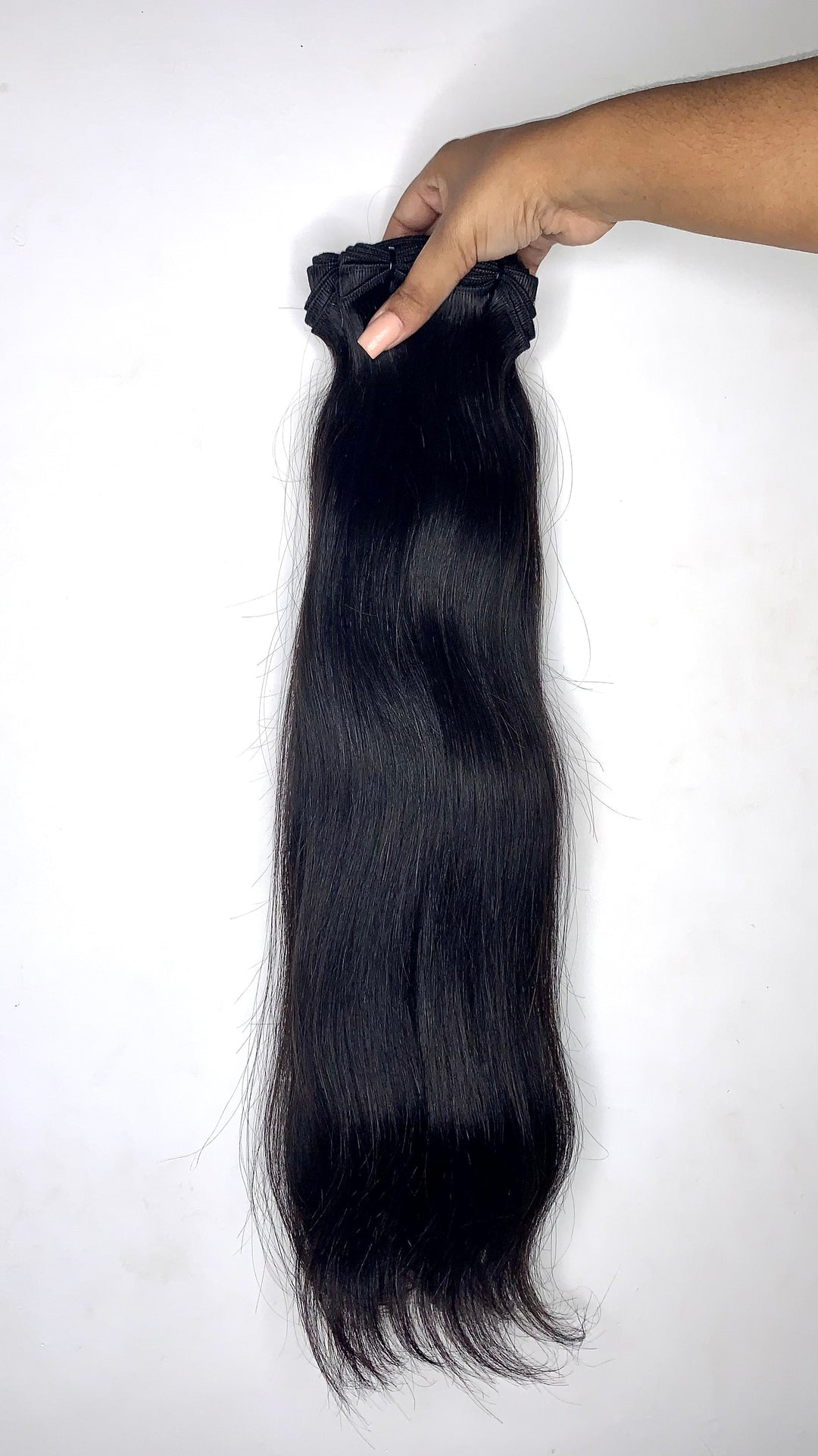 RAW STRAIGHT This hair is raw and unprocessed, sourced from 1-2 donors