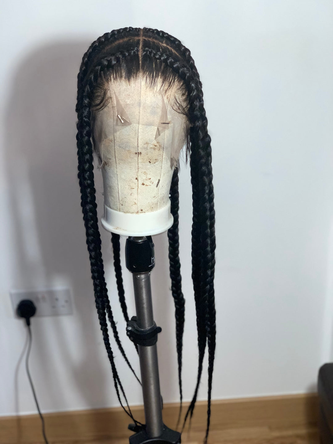 POP SMOKE UNIT  - Feed in Braided Full Lace Wig plucked and ready to 